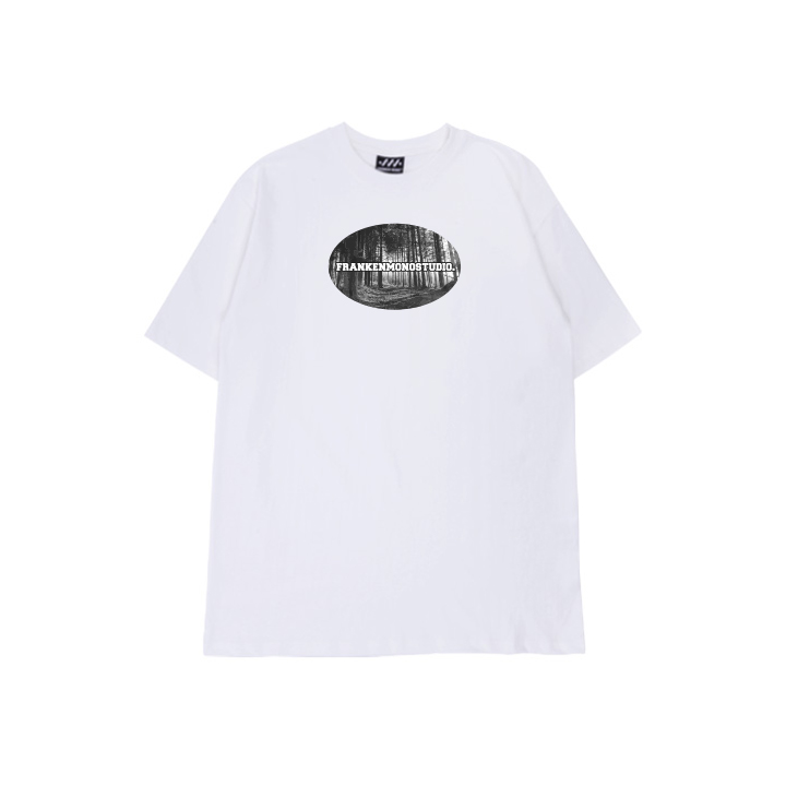 BLACK-AND-WHITE FOREST T-SHIRT