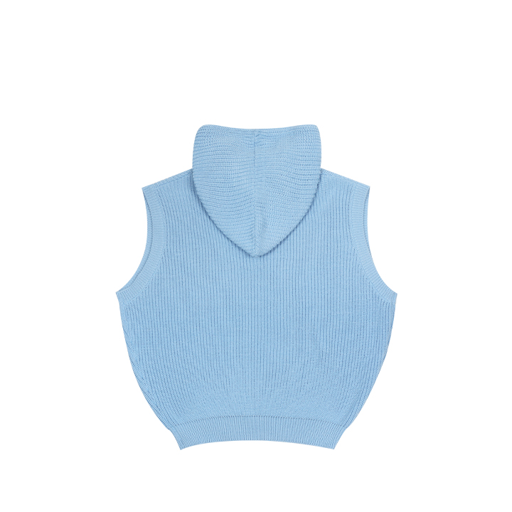 DIPPING HOOD KNIT VEST