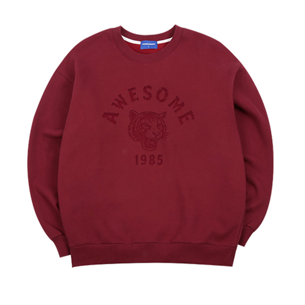 (쭈리기모) 어썸 1985 맨투맨 티셔츠