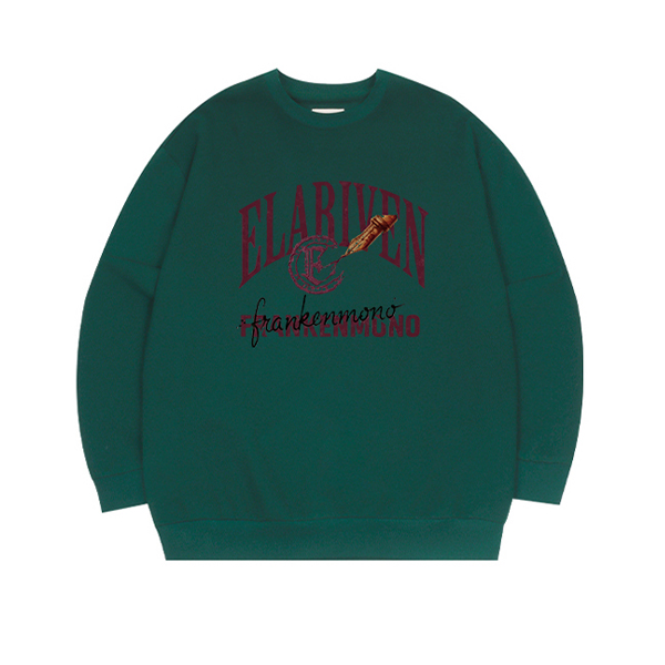 (기모) 빈티지 코드 맨투맨 티셔츠