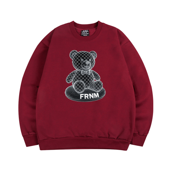 (기모) FRNM 시티베어 럭스 맨투맨 티셔츠