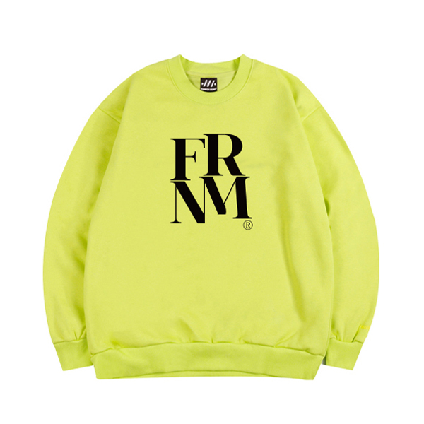 (기모) 스퀘어 로고 맨투맨 티셔츠