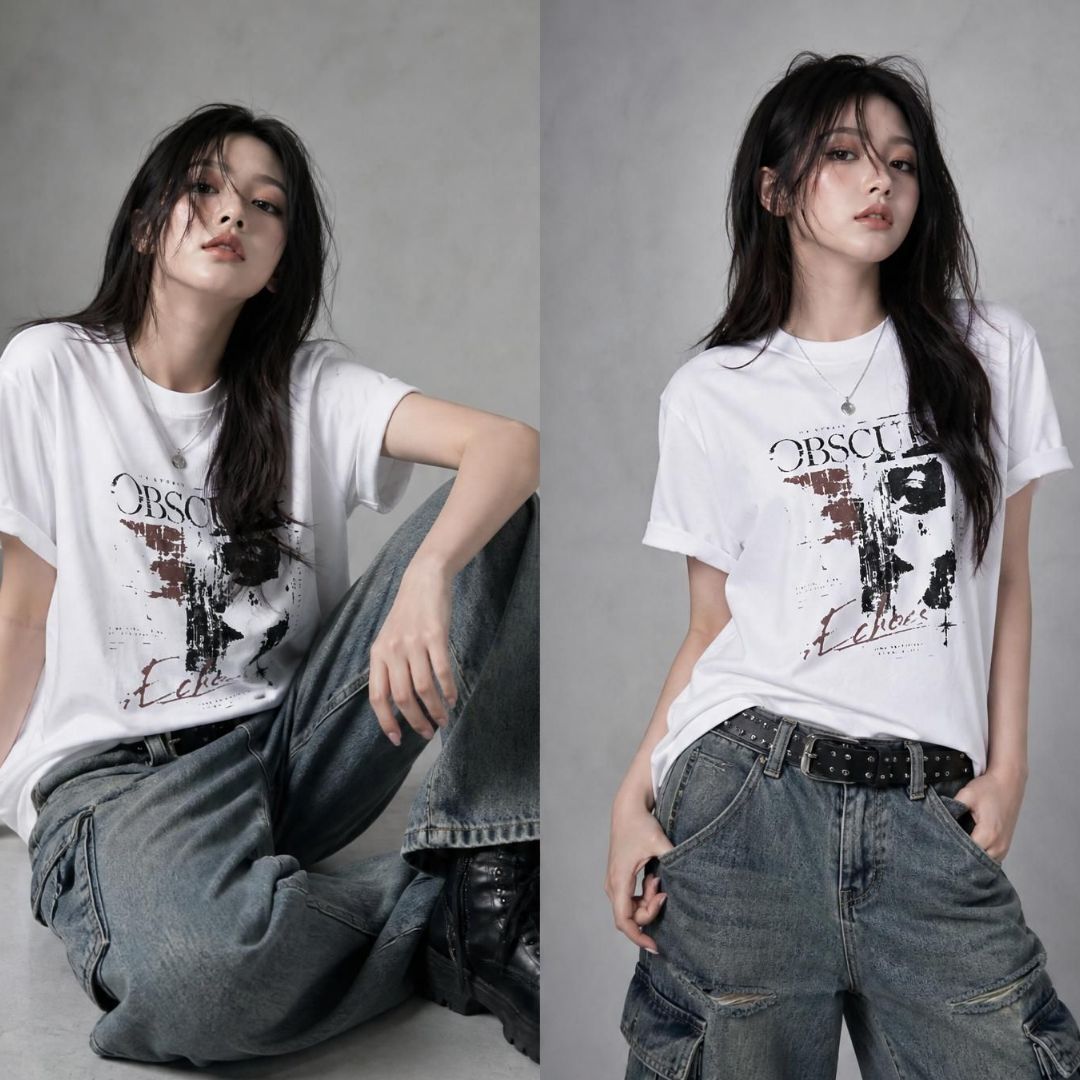 BREAK 반팔 티셔츠 / 순면  100%COTTON