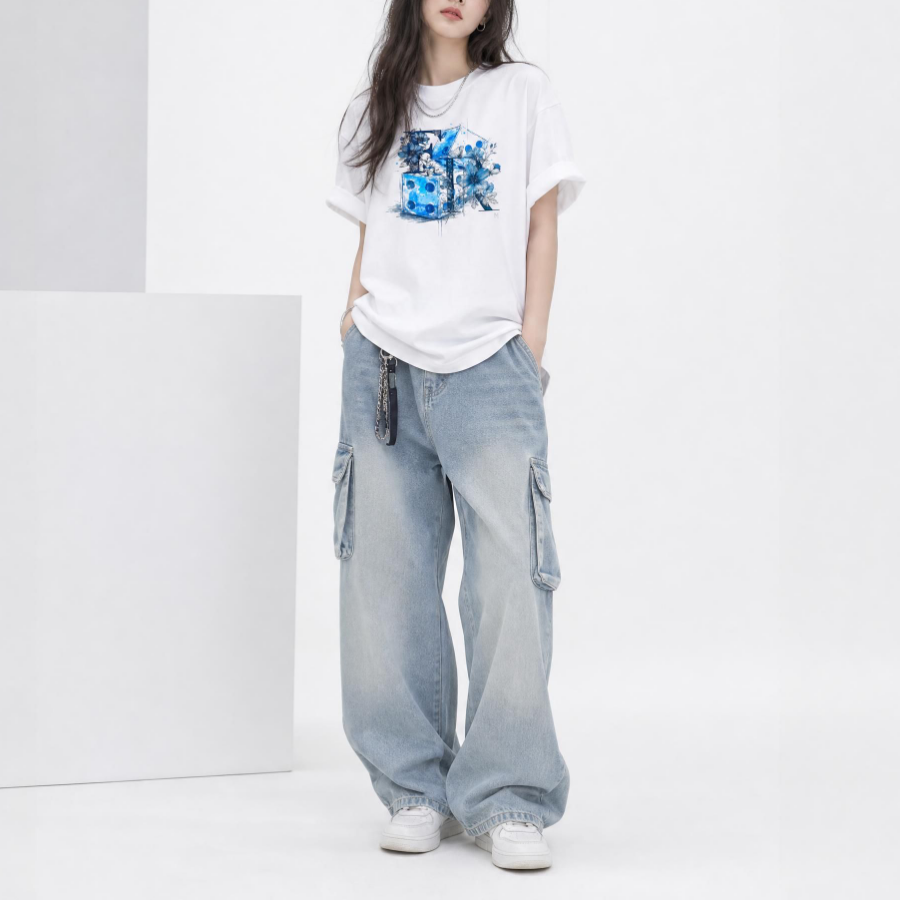 FR DICE  반팔 티셔츠 / 100% COTTON
