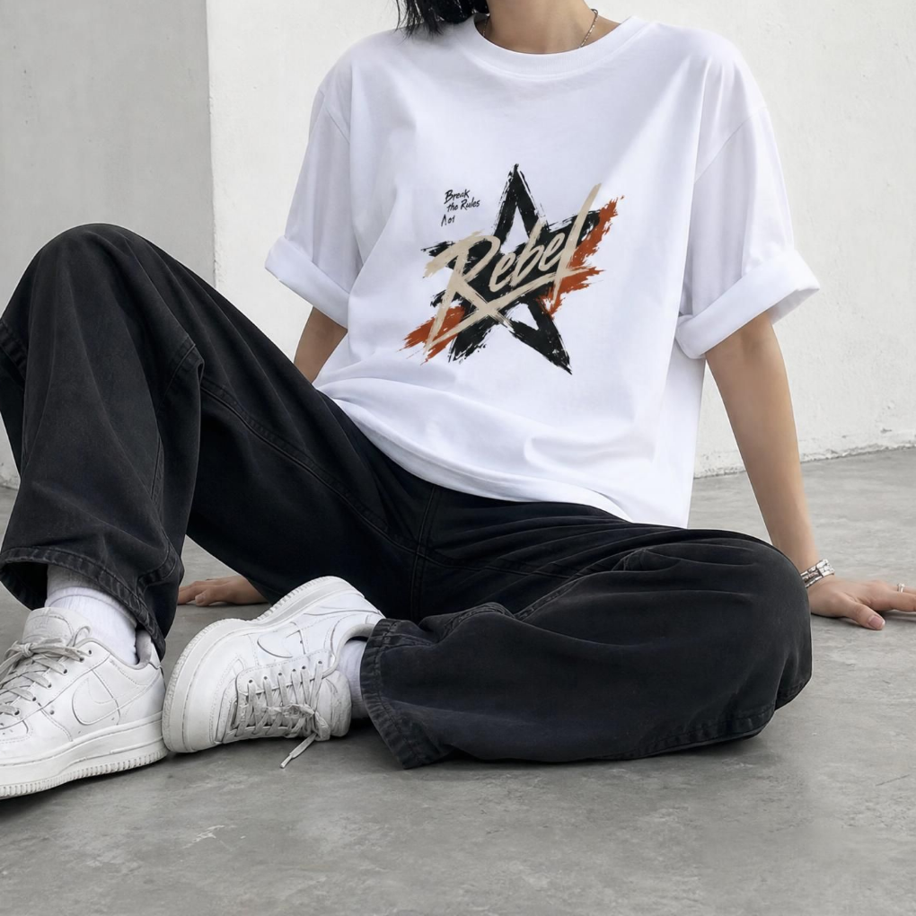 레벨 반팔 티셔츠