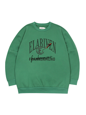 (기모) 빈티지 코드 맨투맨 티셔츠