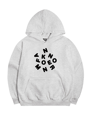 (기모) 알파벳 후드 티셔츠